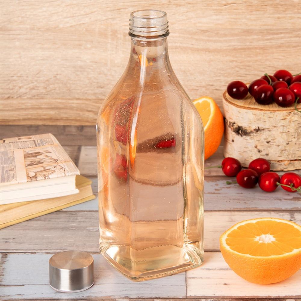 Butelka Szklana Zakręcana na Wino Nalewkę Likier Syrop Sok Lemoniadę 1,1L
