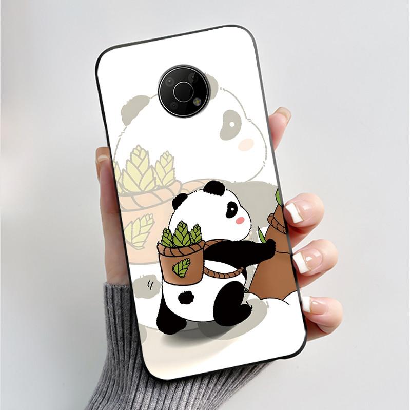 Для Nokia G300 TA-1374 Чехол Роскошная Мода Бабочки Цветы Черный Мягкий Силиконовый Чехол Для Nokia G300 G 300 NokiaG300 Чехол для Телефона