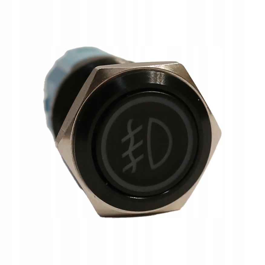 Fog Light Switch Button 16mm Led Orange Bistable