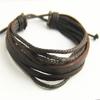 Hand-woven Hand Woven Bracelet Lace Up Multilayer Bracelet Leisure Fashion Leather Bracelet  Men