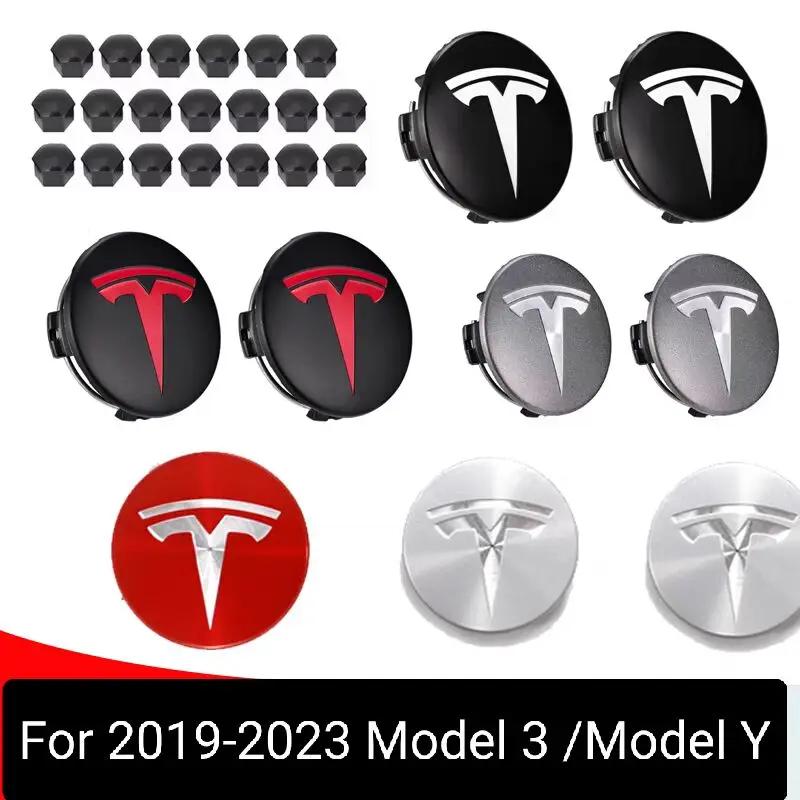 56/57 ММ 4 ШТ. 29 ШТ. для Tesla Model Y Model 3 S/X Пылезащитный колпак колеса Колпачок ступицы колеса автомобиля и колпачок болта шины Аксессуары