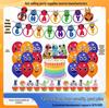 В наличии Украшения для дня рождения Rainbow Friends: Набор Топперов для Торта и Воздушных Шаров