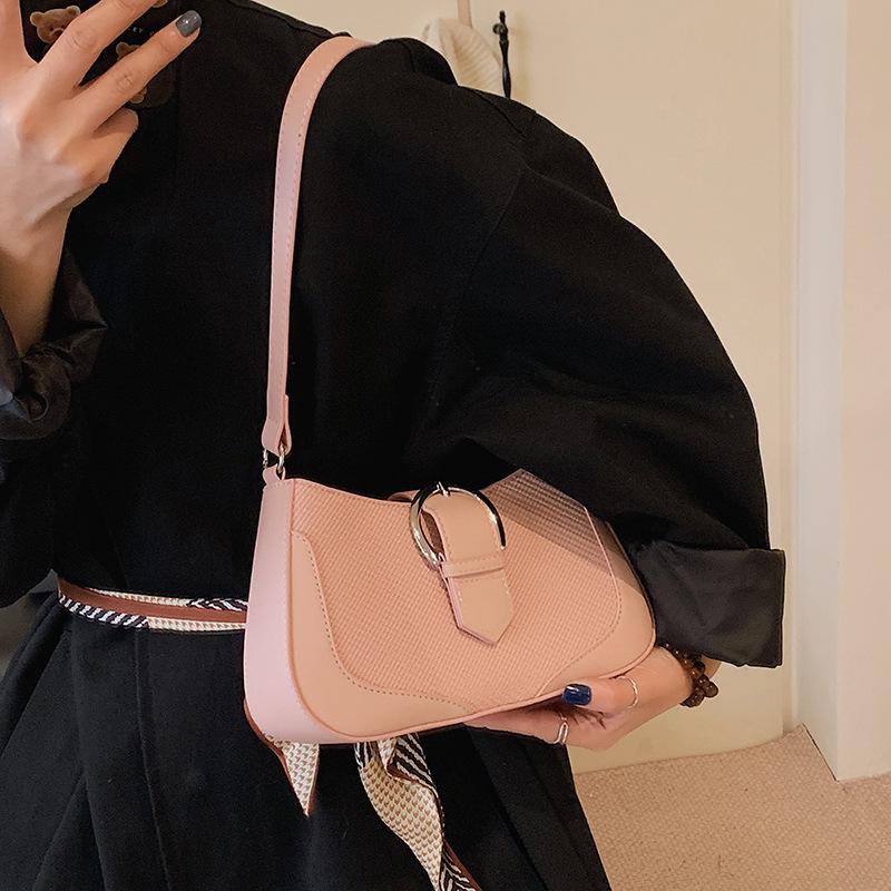Премиальная нишевая сумка с чувством, женская весна и лето 2025, новая модная наплечная сумка под мышкой, корейская версия, ins, портативная сумка-ведро