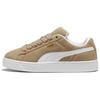 Suede XL Comfortable Versatile Low-Top Sneakers Unisex Sneakers Khaki White 395205-23