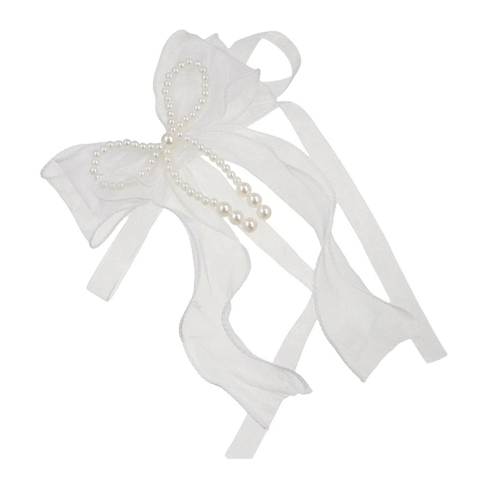 Pearl Bow Design Pearl Bow Curtains Straps Easy to Use Curtains Binding Rope Curtains Accessories