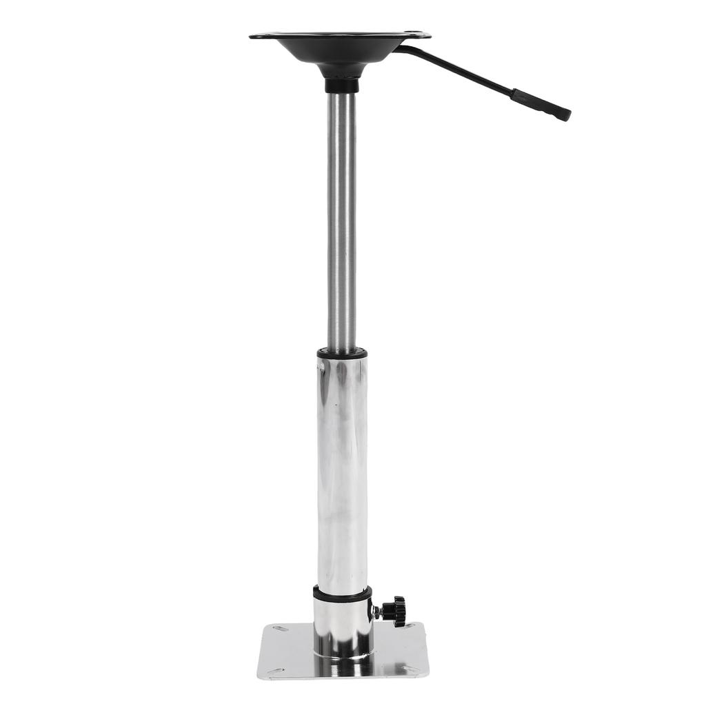 Boat Seat Pedestal Base Mount Kit Stainless Steel Adjustable 400 500mm Thread Rotatable for Yachts Ships Pontoon Bridge