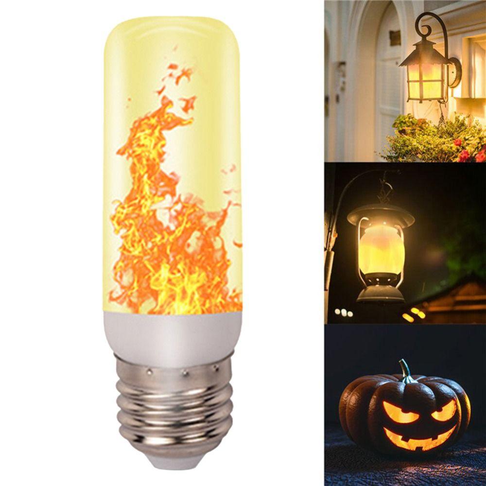 Waterproof LED Flicker Flame Light Bulb E27 Simulated Burning Lamp Dynamic Flame Bulb Easter