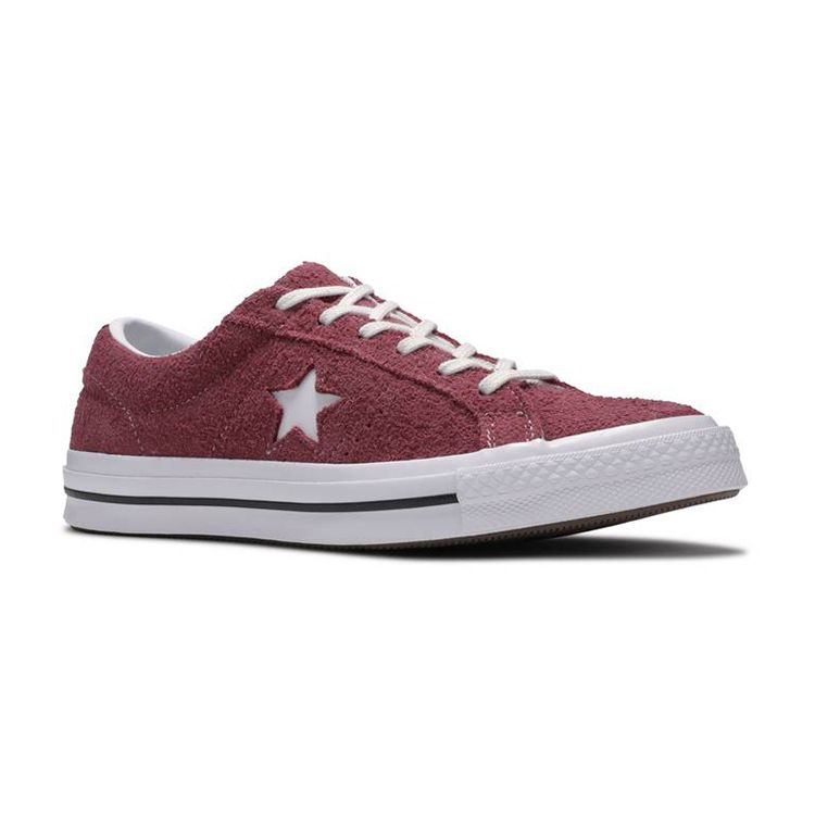 Converse Кеды One Star Ox для детей, глубокий бордовый, детские, красные, белые, 261790C