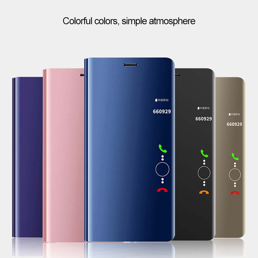 Luxury Smart Mirror View Flip Case For Huawei Honor 200 Lite Cover Honor200 Pro 200Lite ELI-AN00 ELP-AN00 Mobile Phone Shell on