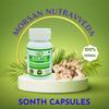 Morsan Nutraveda Sonth (Ginger, Zingiber Officinale) Extract Capsule | 60 X 500 Mg Veg Capsules | Eases Nausea, Supports Natural Inflammatory Balance