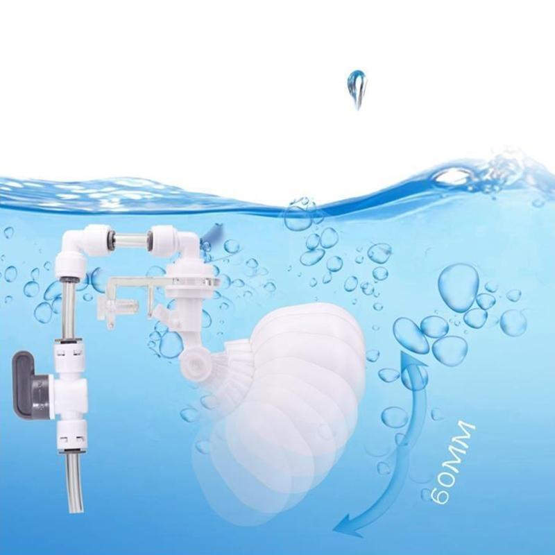 Auto Water Filler Plastic Non Electric Water Level Controller Auto-top-Off System Adjustable Float for Valve Easy Mounti