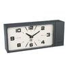 Dulton Double Face Clock Rectangle Gray A Wall Clock That Tickles the Masculine Heart Clock Magnet Height 187mm Width 442mm Depth 98mm Double-sided