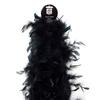 DIY 2 ярда Черный Пушистый Индюшиный Перьевой Боа Шаль/Шарф для Отделки Птичьими Перьями Карнавальная Вечеринка Украшение Елки Поделки 90г