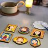 6 шт. DIY Ван Гог Мона Лиза магнит на холодильник мультфильм известная картина магнитная наклейка 3D смола украшение для дома милый