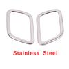 Car Styling ABS/Steel Cover For Hyundai Creta IX25 2014 2015 2016 2017 2018  Garnish Trim Front Air Condition Outlet Vent