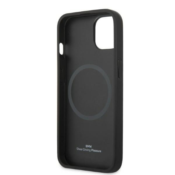 Etui do iPhone 14 BMW Signature Logo Black Hardcase MagSafe