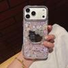 Яркий Зеркальный Чехол с Ромбами, Сердечками и Точками для iPhone 17 Pro Max/15 Pro/11/12.