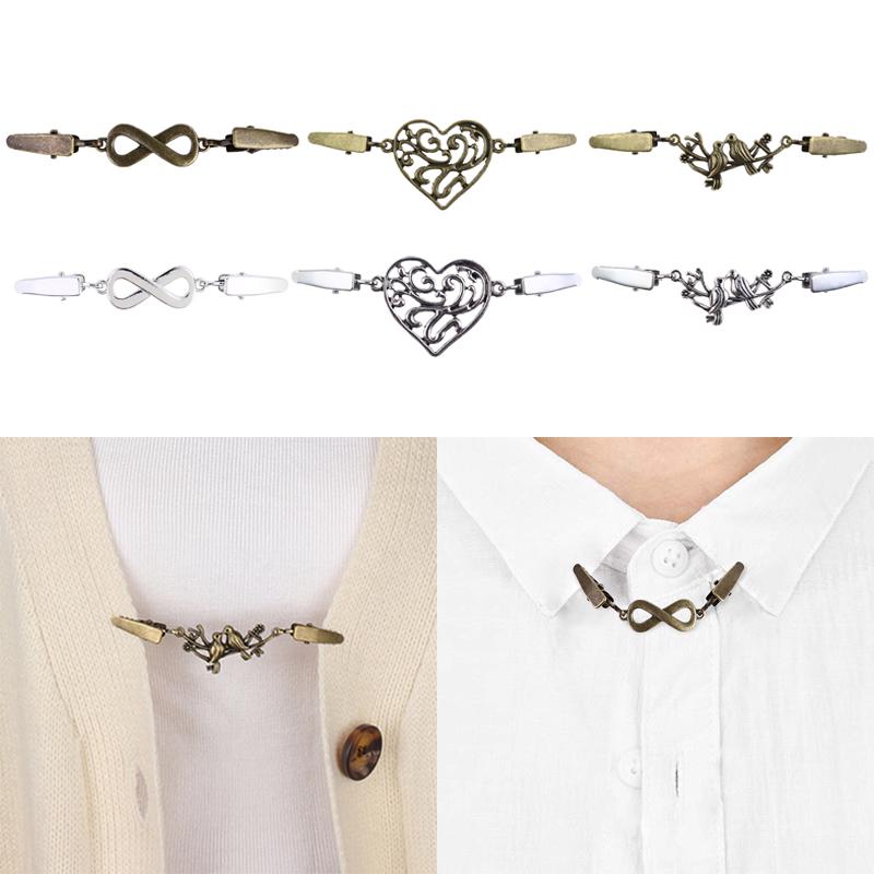 Воротник рубашки, кардиган, заколка, брошь для шали, застежка-уточка, застежка для свитера, блузки, булавка