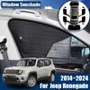 CMB1 Автомобильные солнцезащитные козырьки для Renegade 2015~2023 2019 2021 Аксессуары Ветровое стекло Анти-УФ Козырек Солнцезащитные шторки Чехол Автомобильные детали интерьера