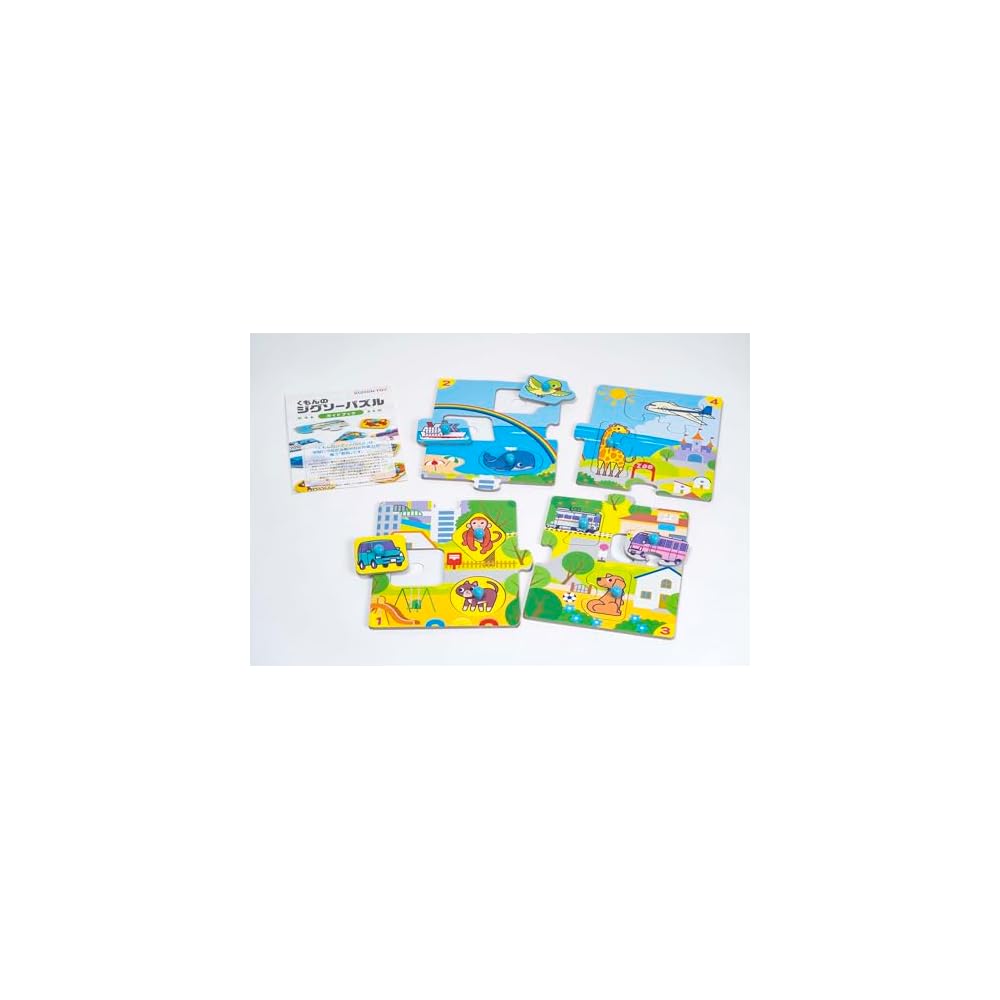 Kumon Publishing Шаг 0 Первый набор головоломок для детей от 1 до 2 лет, развивающая игрушка, 4 варианта, JP-01