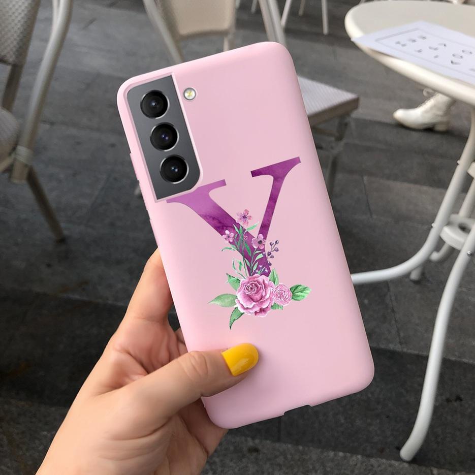 Чехол для Samsung S21 5G S21 Ultra Plus Милые Буквы Чехол Для Samsung Galaxy S21 Plus 5G S21+ S 21 Ultra Чехлы для Телефона Мягкие Fundas