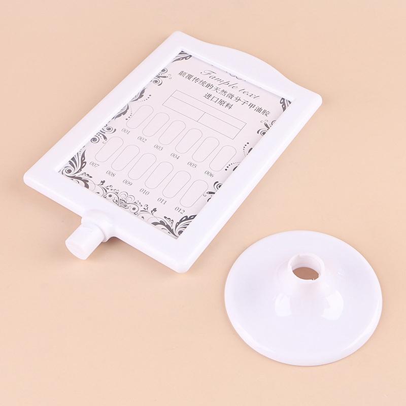 Подставка для демонстрации нейл-арта двухсторонняя Рамка для демонстрации работ нейл-арта Доска для демонстрации ногтей Стойка для демонстрации накладных ногтей Держатель для гель-лака