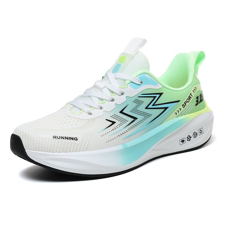 Мужские кроссовки для бега Новая сетка Дышащие Легкие Амортизирующие Толстая подошва Марафонки Модные Разноцветные Повседневные кроссовки