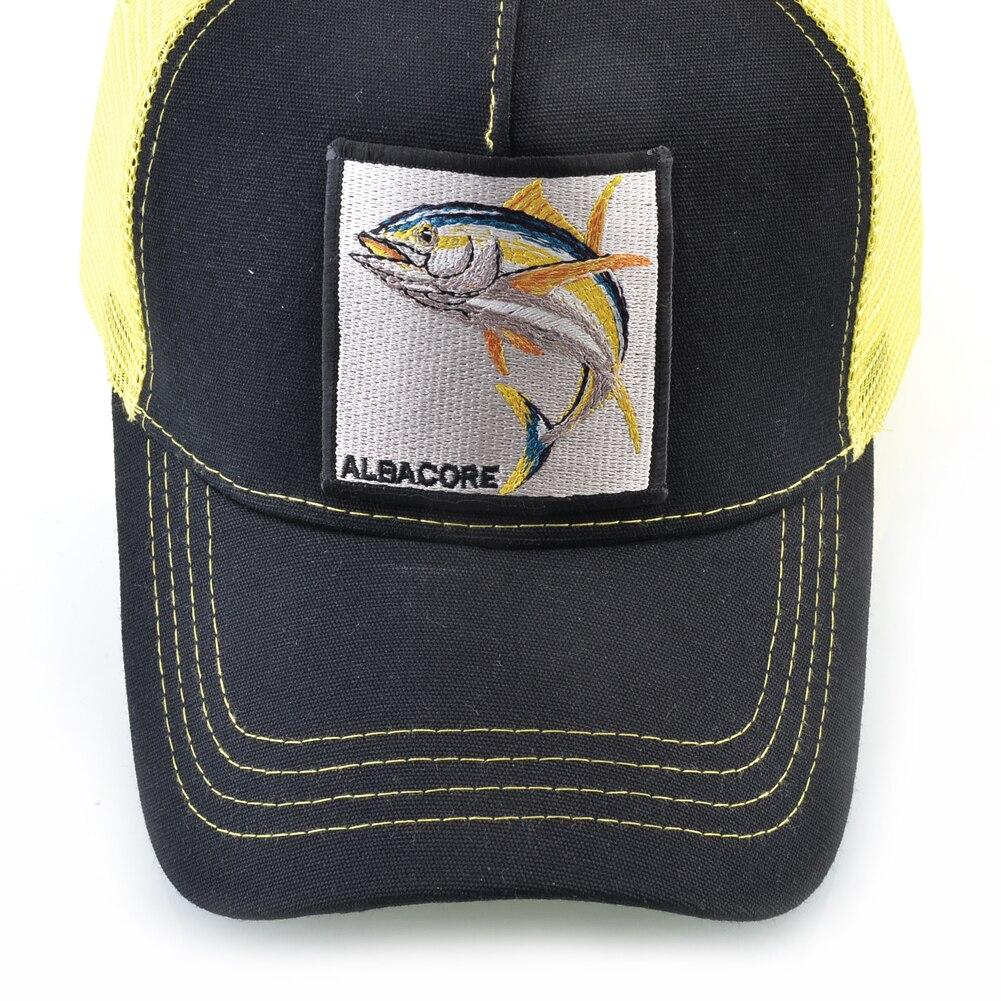 Дышащая сетчатая бейсболка, женская модная кепка-дальнобойщик с нашивкой из альбакора, мужская бейсболка в стиле хип-хоп, Snapback Bone Casquette