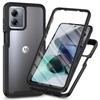360 Degree Full Coverage Case for Moto G14 G54 G84 G24 G04 G04s E14 Funda Clear Transparent Shell With Screen Protector Shockproof Phone Cover