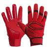 CUTTERS Batting Gloves B444 Power Control Size 4.0, Ambidextrous, Baseball/Softball, M, Red/Black