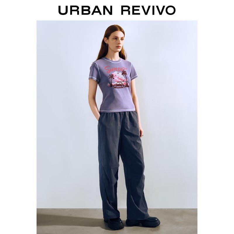 Women's Elastic Waist Drawstring Jogger Pants