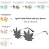 Summer Unisex Frameless Sunglasses With Metal Frame And Uv400 Protection For Outings