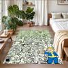 Crystal Velvet Rug Soft Non Slip Indoor Floor Mat Home DecorFallout Vault Boy