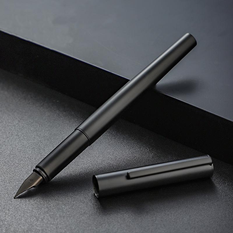 Перьевая ручка Jinhao 35 Полностью стальная Качество EF/ F Перо Каллиграфическая Ручка для Письма Канцелярские Товары Деловой Офис Scith Конвертер для Чернил