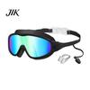 Soft Silicone Seal Swim Goggles Kids with Nose Clip And Earplug Anti-Fog UV Anti-fog Toddler Protection Pool Glasses Anti Shattered Lens for