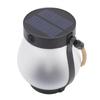 Solar Lantern for Outdoor Rainproof Hemp Rope Hanging Flame Flickering LED Garden Light for Camping Yard Pathway Patio
