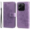 Магнитный кожаный кошелек-книжка чехол для Redmi Note 9 10 11 11S 12 12R 13 13R 14 Pro Max Plus 4G 5G | Дизайн с тиснением цветов