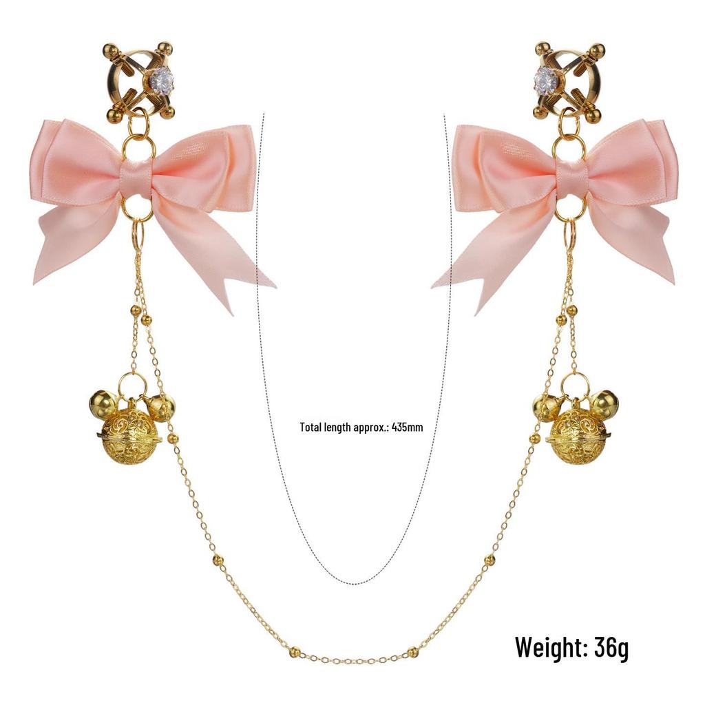 Romance Nipple Clamps & Butt Plug Set - Flirt & Tease SM Props.