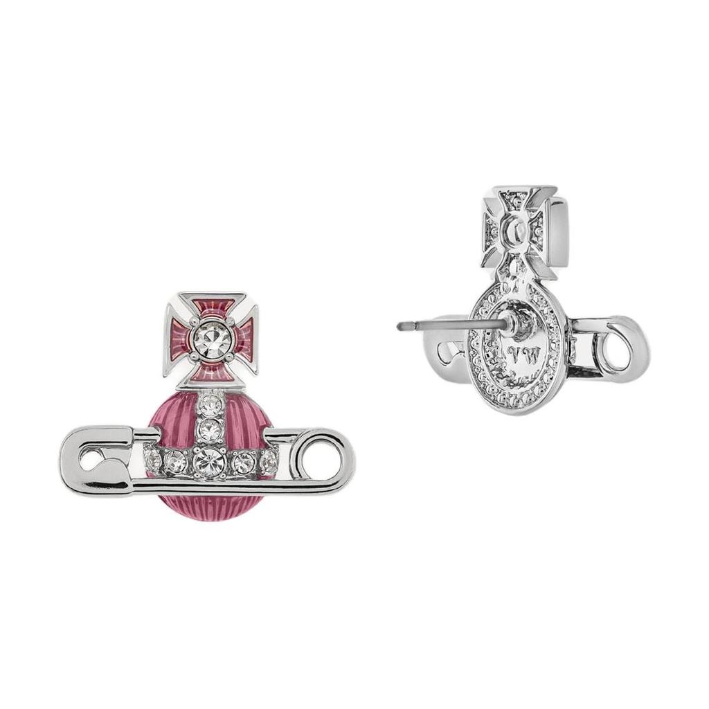 VIVIENNE WESTWOOD Серьги-шары с кристаллами 6201033P-02P639