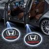 1/2pcs HD Car Door Welcome Lights Wireless Auto Projector Lamp Accessories For Honda Civic Fit Jazz Accord HRV CRV City stickers