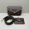 [Б/У] Multi Pochette Accessoires Felicie Стильная Универсальная Портативная Классическая Сумка-Комбинация Три-в-Одном из Канвы с Монограммой Co - Отличное Состояние #1X7VVY8