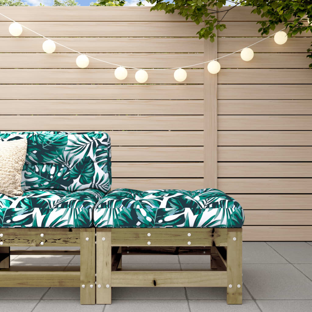 Garden Stool with Cushion Pressure Treated Pine Wood