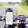 1 Set Motorcycle Phone Hand Degree Rotation Anti-Scratch Adjustable Multifunctional Holder Shockproof One Operation Universal Motorbike