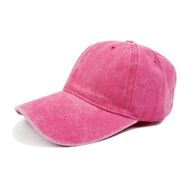 Бейсболка из чистого хлопка, выстиранная, мягкий верх, однотонная, солнцезащитная шляпа, вышивка