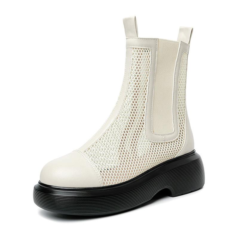 Женские летние ботинки, роскошные женские туфли на платформе до щиколотки, тренд 2024 года, удобные модные походные женские ботинки для активного отдыха