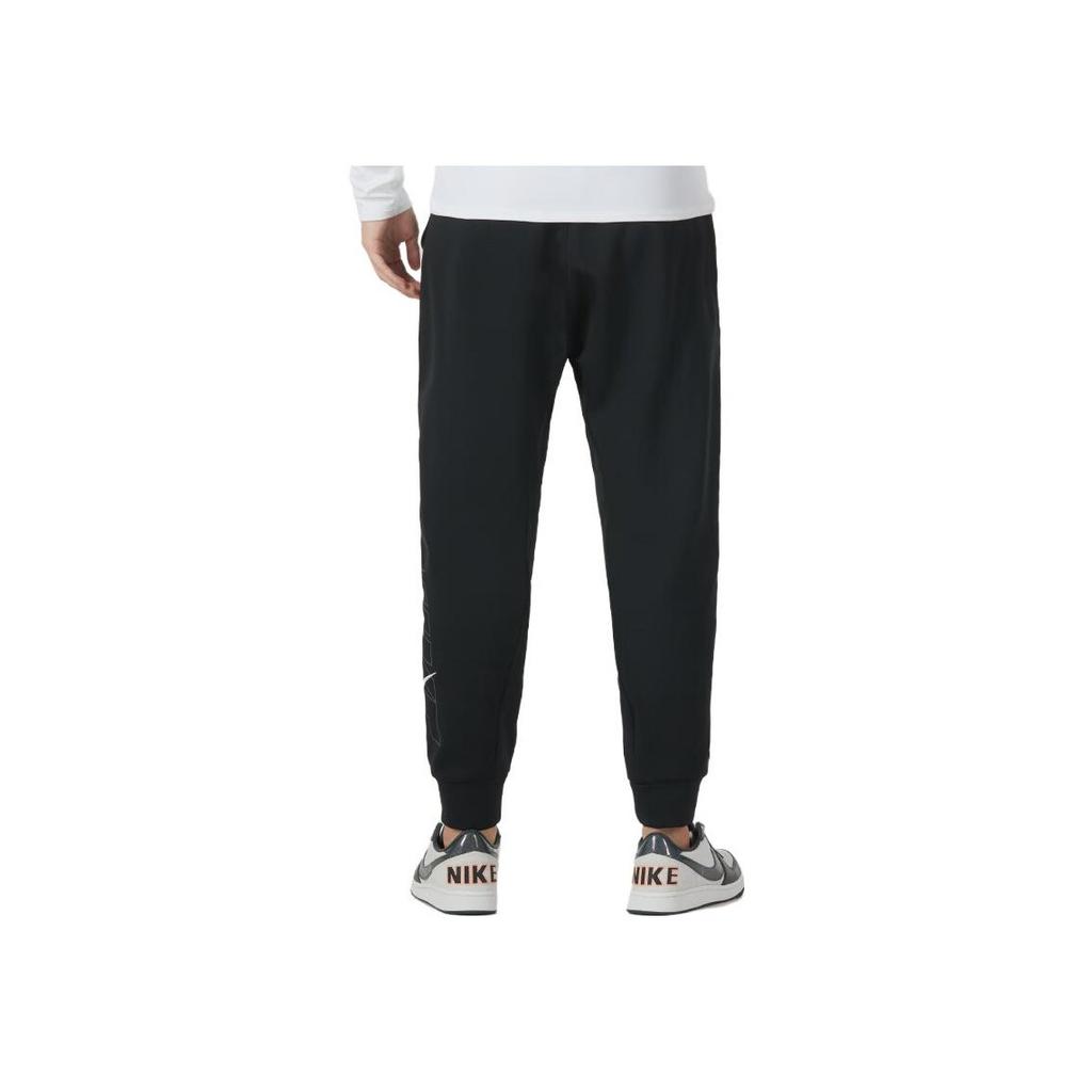 Nike Breathable Knit Joggers With Cuffs Men Bottoms Black FB6893-010