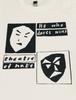 Theatre Of Hate 'Live In Leeds / He Who Dare Wins' WHITE T Shirt (7 X SIZES!)