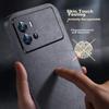 Phone Case for IQOO9, Vivo Iqoo 9 Protective Cover, Shockproof Full Lens Protection Soft, Simple Silicone Outer Case, WoAnd Leather Cover, Black