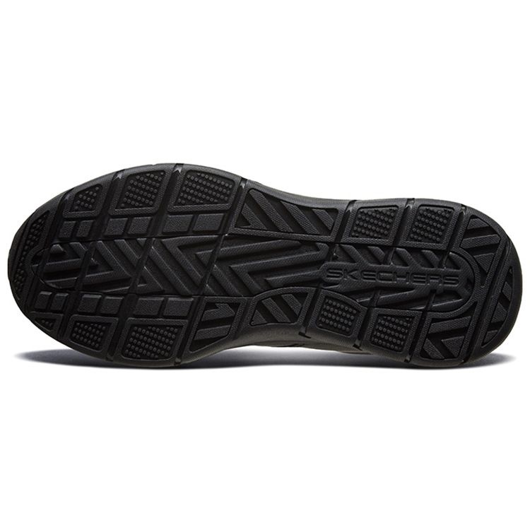 Skechers Ожидаемые мужские повседневные туфли из черной кожи 66418-BLK