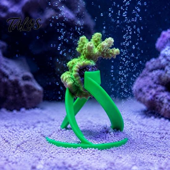 Аксессуары для ландшафтного дизайна морских аквариумов 5 шт. Держатели для фрагментов кораллов, Вкладыши для аквариума, Держатели для песчаного дна без клея, Крепления-стойки, для кораллов SPS LPS Zoanthid, Морская вода